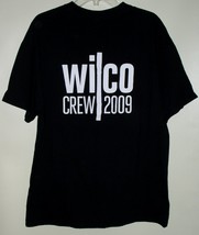 Wilco Concert Tour T Shirt Vintage 2009 Local Crew Size Jeff Tweedy Size... - $64.99