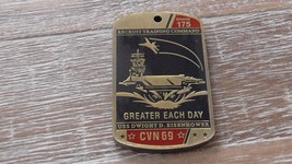 USN Recruit Training Command USS Dwight Eisenhower CVN 69 Challenge Coin... - $28.70
