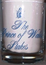 The Prince of Wales Stakes Rocks Glass 1987 Light Blue - £3.95 GBP