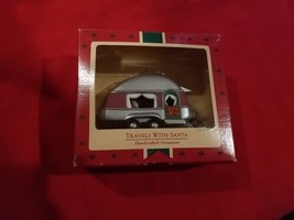 Hallmark Keepsake Ornament 1988 Travels With Santa Camper RV Travel Trailer - £9.49 GBP