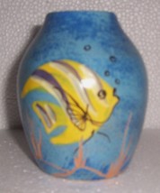 1994 Wassi Art Jamaica Handmade Ceramic Vase By Dwayne - £32.78 GBP