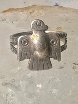 Phoenix ring Thunderbird Navajo band size 7.5 sterling silver women girl... - $1,785.89 MXN