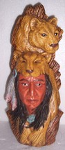 1995 NAVAJO NATIVE AMERICAN INDIAN STYLE CHIEF POTTERY SIGNED AM &amp; RC - $94.14