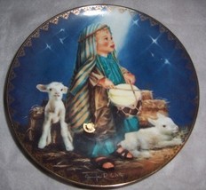 1995 The Miracle Of Christmas Musical Plate By J. Welty - £51.02 GBP