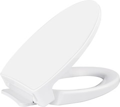 Heavy Duty Traditional Softclose Elongated Toilet Seat Replaceable For, White. - £68.87 GBP