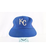 Vintage 80s MLB Kansas City Royals Baseball Roped Trucker Hat Cap Snapba... - €26,65 EUR