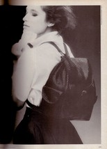 1985 Maud Frizon Purse Backpack Dominique Issermann Vintage Fashion Prin... - $7.56