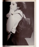 1985 Maud Frizon Purse Backpack Dominique Issermann Vintage Fashion Prin... - £5.97 GBP