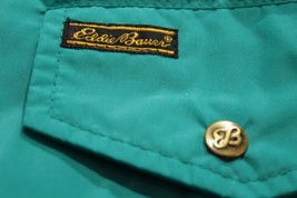 Men&#39;s Vintage Eddie Bauer Windbreaker Henley Pullover Acrylic Coated Nyl... - £35.02 GBP