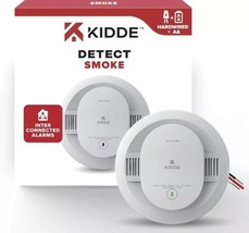 Kidde Hardwired Smoke Detector, AA Battery Backup, Interconnectable, LED... - $38.61