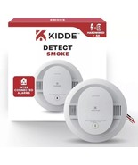 Kidde Hardwired Smoke Detector, AA Battery Backup, Interconnectable, LED... - $38.61