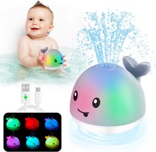 Baby Bath Toys, Toddler Bath Toys For Kids Ages 1-3, Light Up Whale Bath Toy - $35.92