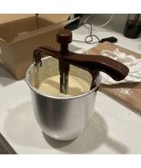 Mini Donut Maker, 1000W – White/Brown, Removable Surface - $508.39 MXN