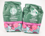 Starbucks Caffe Verona Dark Roast Ground Coffee 12 oz Each Lot Of 2 bb1/24 - £15.12 GBP
