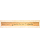 Vintage Smokey The Bear Wooden Ruler &quot;SMOKEY&#39;S FRIENDS DON&#39;T PLAY WITH M... - £6.25 GBP