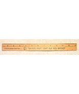 Vintage Smokey The Bear Wooden Ruler &quot;SMOKEY&#39;S FRIENDS DON&#39;T PLAY WITH M... - $7.95