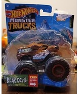 Hot Wheels 2019 Monster Trucks Giant Wheels Bear Devil 1:64 Scale - £12.76 GBP