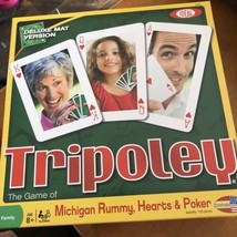 Tripoley Deluxe Mat Version The Game of Michigan Rummy Hearts Poker - $20.79