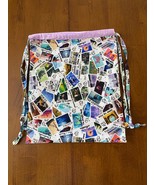 Handmade by PZQUILTS  Child Disney Stamps Backpack With Draw Straps - $15.95