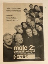 Mole 2 The Next Betrayal Tv Guide Print Ad Advertisement  TV1 - £4.66 GBP