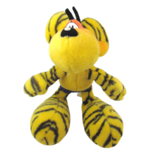 Diddl Mouse Plush Yellow Tiger Poseable Cartoon Thomas Goletz Vtg Germany 10&quot; - £18.21 GBP