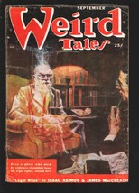 Weird Tales 9/1950-Ghost cover by Bill Wayne-Isaac Asimov-Manly Wade Wellman-... - £90.10 GBP