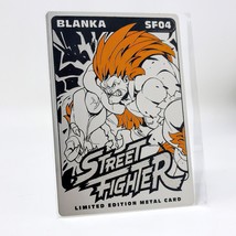 UDON Street Fighter Blanka Metal Card SF04 Limited Edition Capcom SDCC - £23.53 GBP