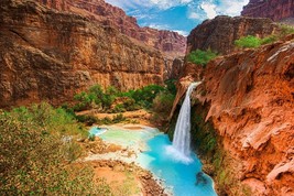 Grand Canyon: Havasu Falls 24x36 inch rolled wall poster - £11.10 GBP