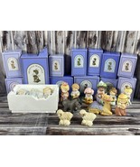 Vintage 80s Avon 14 Piece Heavenly Blessings Christmas Nativity Set w/ B... - $44.99