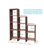 European Nordic Style Log Bookshelf, Retro Style Racks, 1 Set has 3 Racks - $2,063.29 CAD