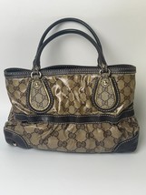 GUCCI Gucci 223964 002122 Can x Leather GG pattern all over pattern hand... - $560.64