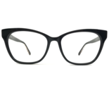 bebe Eyeglasses Frames BB5210 001 JET Black Brown Gold Cat Eye 53-16-140 - £73.69 GBP