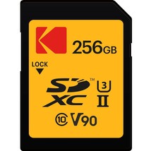 Kodak SDXC 256GB UHS-II U3 V90 Ultra Pro Memory Card - Up to 300MB/s Read Speed  - £262.82 GBP