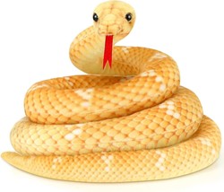 Realistic Plush Yellow Snake (80in/2m) Britney Spears Costume &quot;I&#39;m a Slave 4 U&quot; - £24.69 GBP