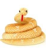 Realistic Plush Yellow Snake (80in/2m) Britney Spears Costume "I'm a Slave 4 U" - $31.00