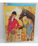 Vintage 1972 Whitman SKIPPER Barbie horse equestrian Frame Tray Puzzle #... - $24.75