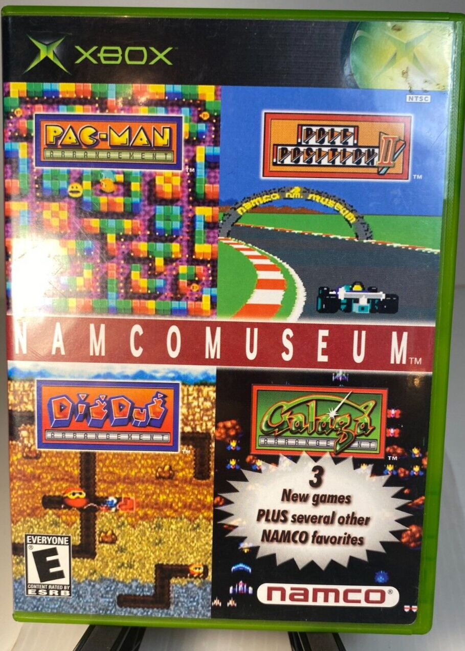 Primary image for Namco Museum Black Label WITH Manual - 2001 Microsoft Xbox - Free Shipping