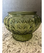 Vintage Glass Bowl/Vase Green E.O .Brody Co. Made In USA Cleveland Ohio - £3.80 GBP