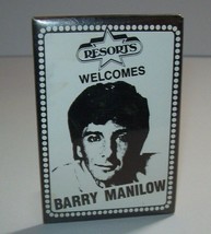 Barry Manilow Resorts Casino Hotel Atlantic City NJ Pinback Button Badge... - $13.50