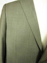 GORGEOUS Black Brown 1826 Grayish Brown Glenplaid 4Season Wool Suit 42L - £62.80 GBP