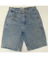 GUESS Vintage Men&#39;s Denim JEANS SHORTS Faded Blue Wash tag 32 / waist 30... - £31.56 GBP