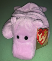 Ty Beanie Baby Happy the Hippopotamus - Lavender - £21.61 GBP