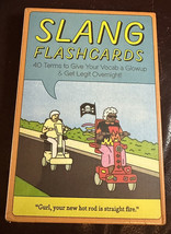NEW Slang Flashcards 40 Terms to Give Your Vocab a Glowup &amp; Get Legit Ov... - £10.24 GBP