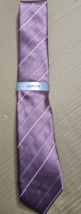 ALFANI Men&#39;s Tie Belwood Stripe 650 Pink NWT MSRP $55.00 - $14.80