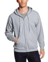 Hanes Mens Full Zip EcoSmart Fleece Hoodie Athletic Sweatshirt Jacket Soft 3XL - £19.77 GBP