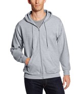 Hanes Mens Full Zip EcoSmart Fleece Hoodie Athletic Sweatshirt Jacket So... - £19.61 GBP