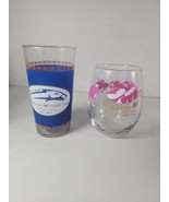 2010 &amp; 2018 Kentucky Derby glasses 136th &amp; 144th Kentucky Oaks Churchill... - $20.55 CAD