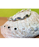 925 Sterling Silver Dolphin Motif Fetish Link Chain Bracelet VTG 8&quot;  18.08g - $1,658.90 MXN
