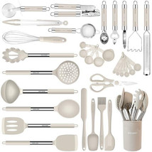 Kitchen Utensils Set-Silicone Cooking Utensils-32pcs Non-Stick Silicone Cooking  - $107.96