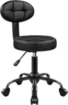 Round Stool With Back For Work Spa Shop Home Massage Height Adjustable, ... - $1,019.57 MXN